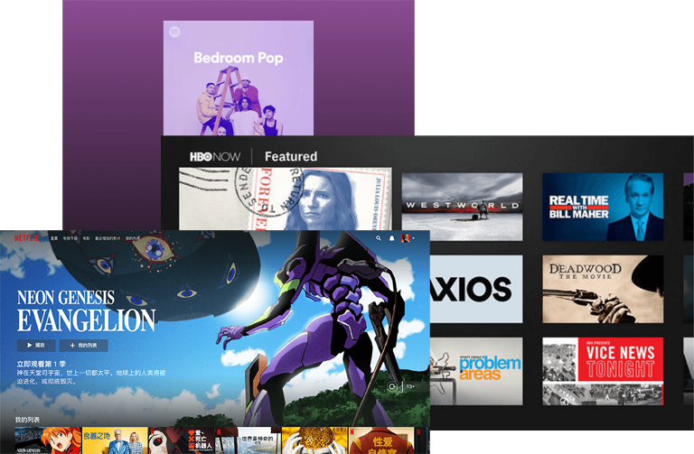 解锁流媒体图标